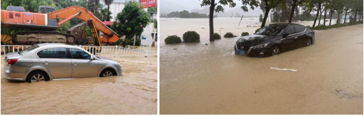 您放心，我们在！――暴雨中的阳光人